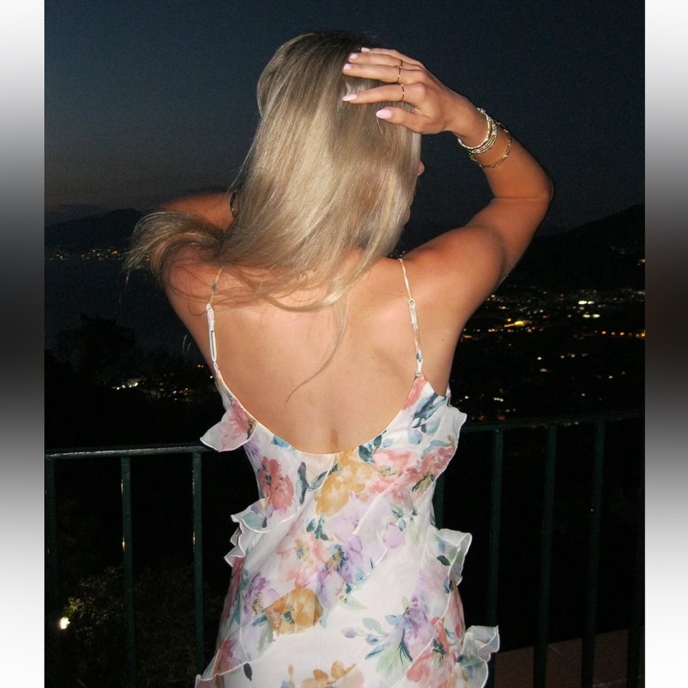 Abercrombie And Fitch Floral Ruffle Dress - Picture 2 of 11